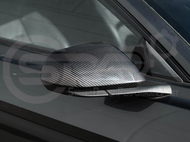 2015-2023 FORD MUSTANG S550 | CARBON FIBER SIDE MIRROR CAP COVER PAIR